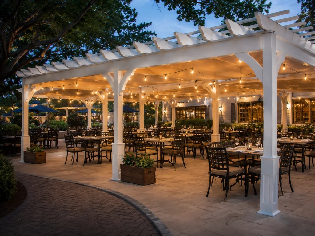 Commercial pergola contractors in Dubai UAE