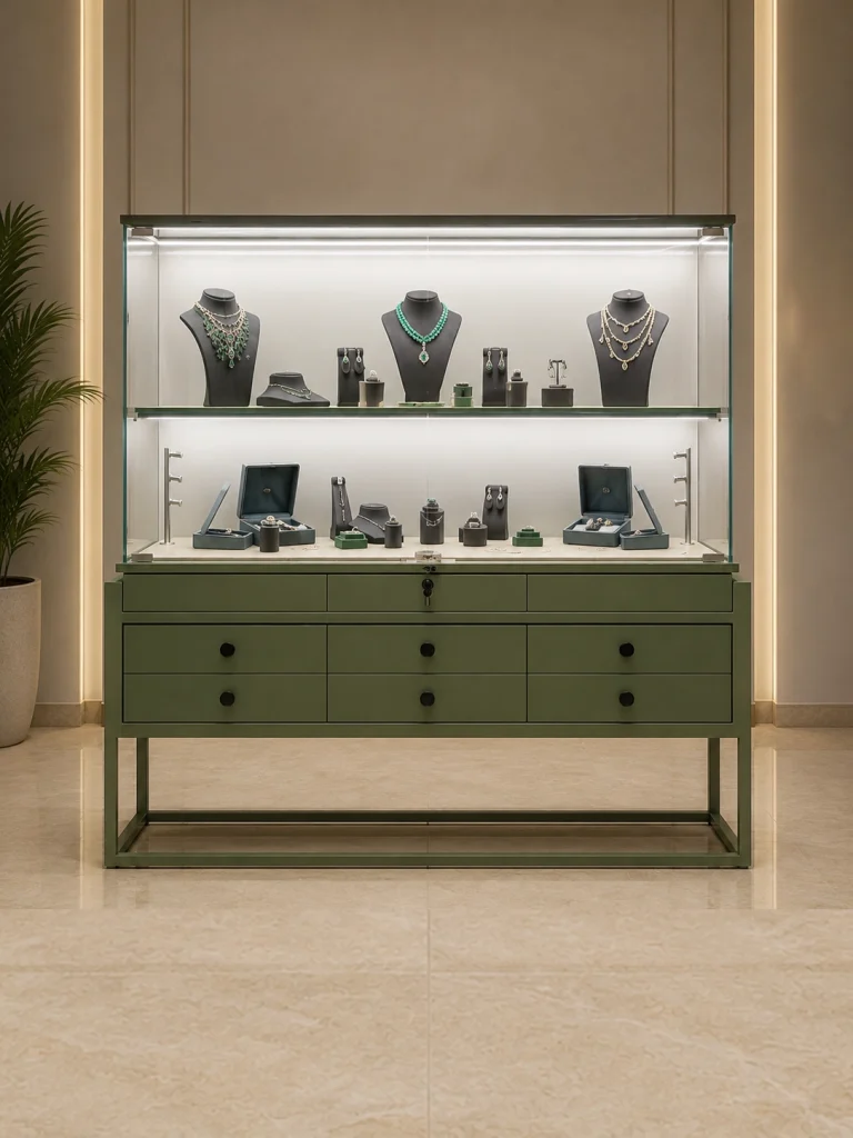 Double Counter Jewelry Display