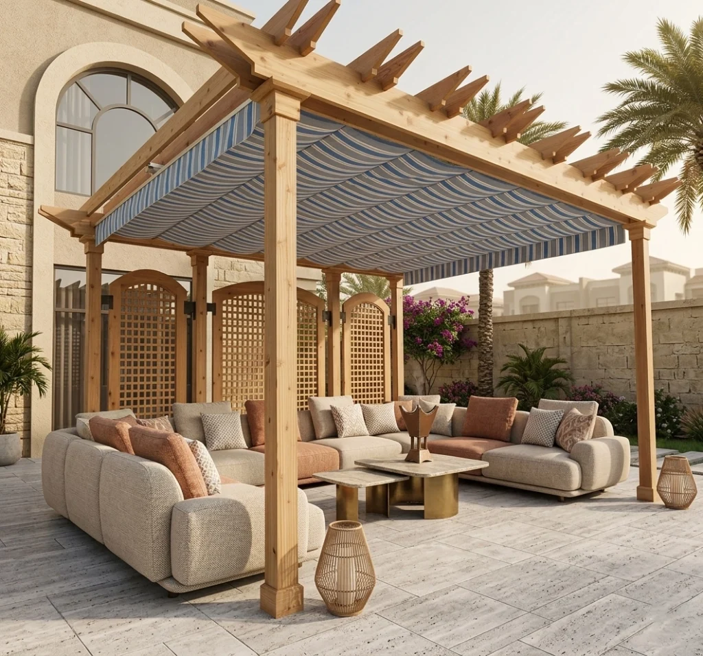 OUtdoor Wooden Pergola UAE