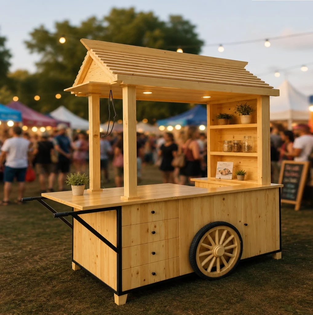 Outdoor festival rental kiosk supplier UAE