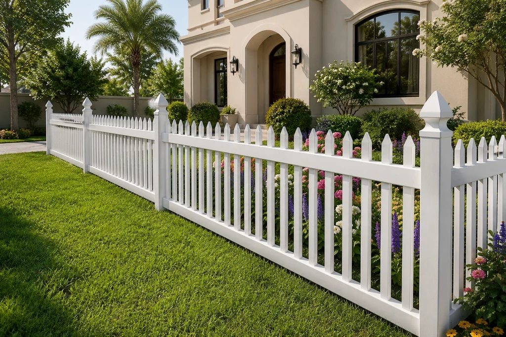 White Picket Fence for Garden