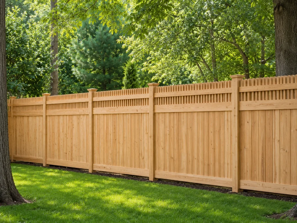 Wooden Garden Fence