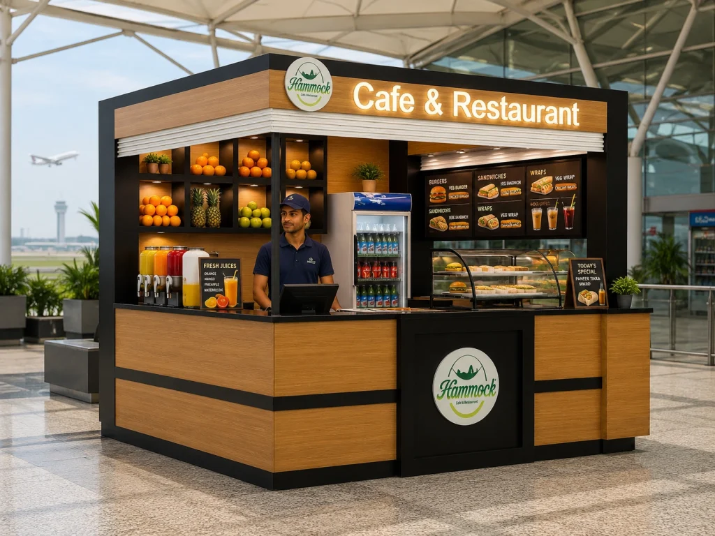 indoor food kiosk