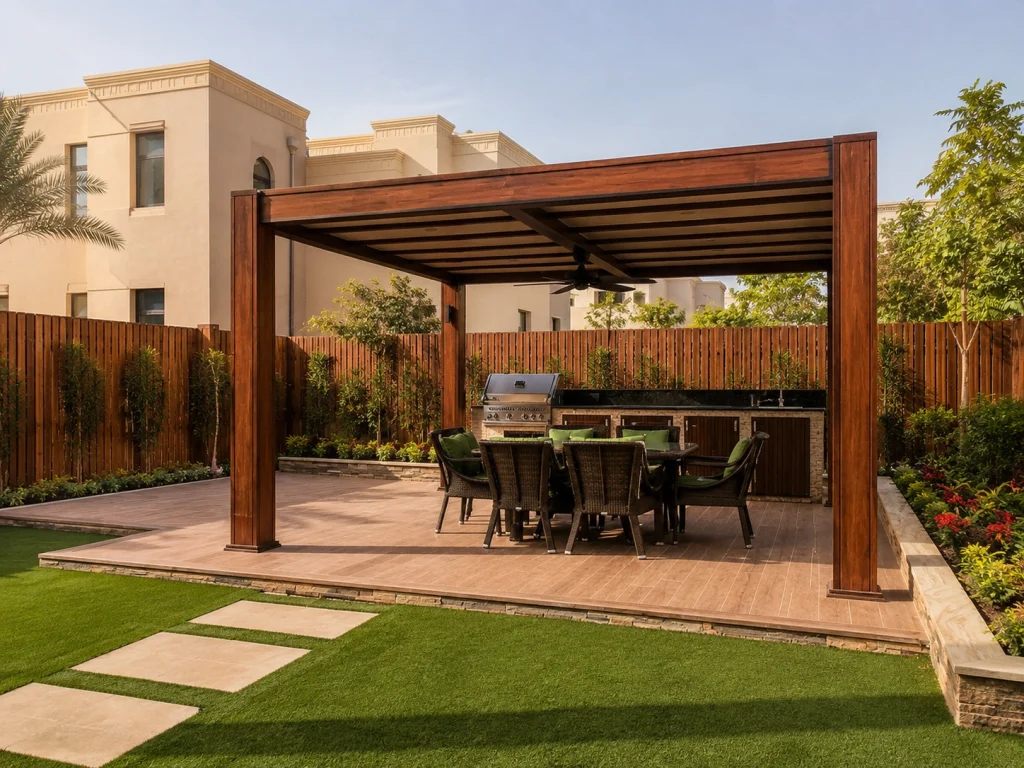 outdoor pergola contractors in Dubai UAE
