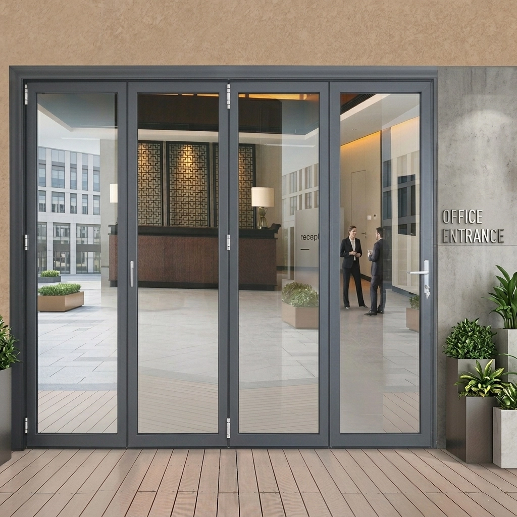 Aluminum and Glass Doors supply and install in Dubai