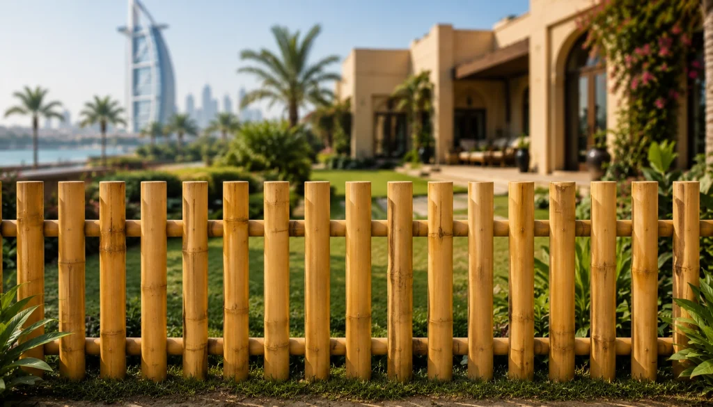Bamboo Fence Suitable for Villas, Gardens, and Outdoor Areas