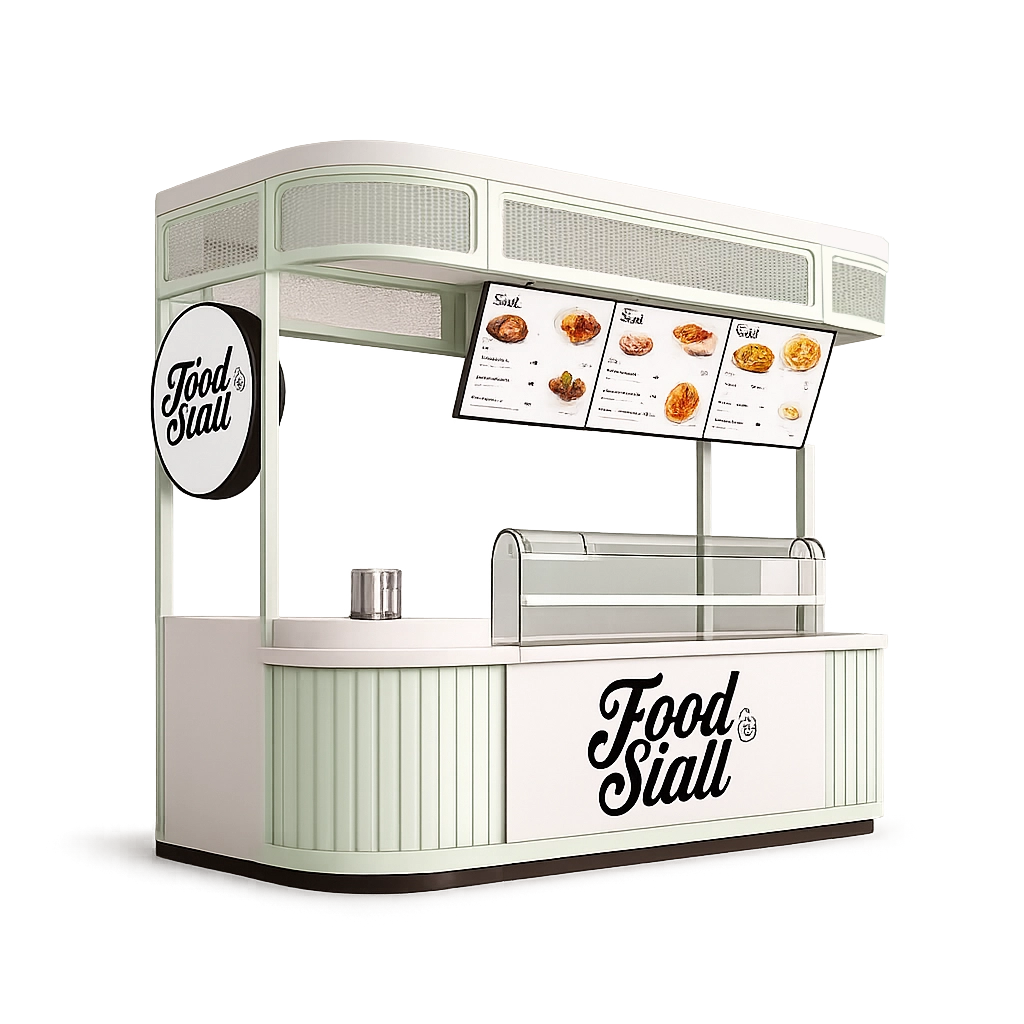 indoor and outdoor kiosk