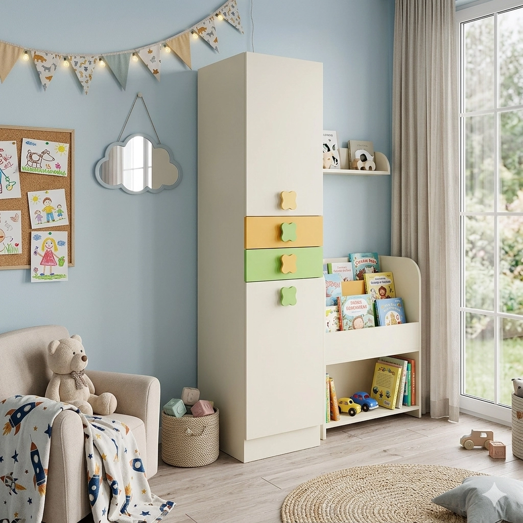 Kids Bedroom wardrobe design in Dubai