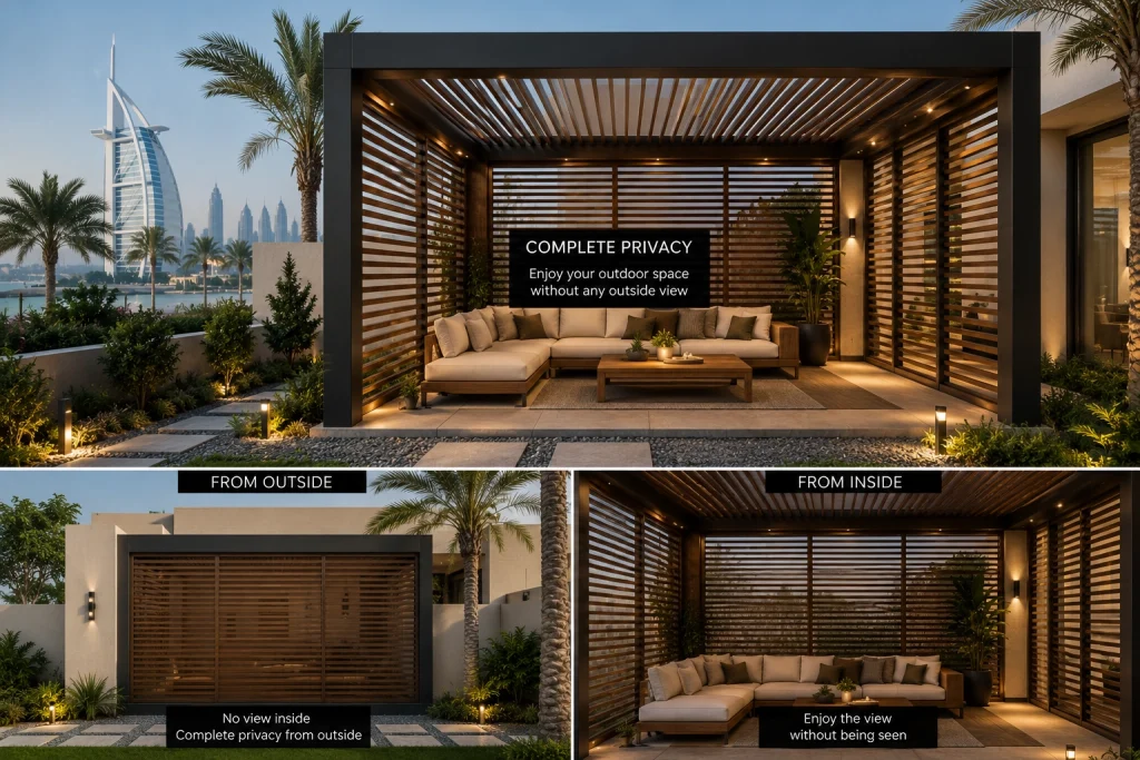Much-Needed Privacy from Neighbors Pergola