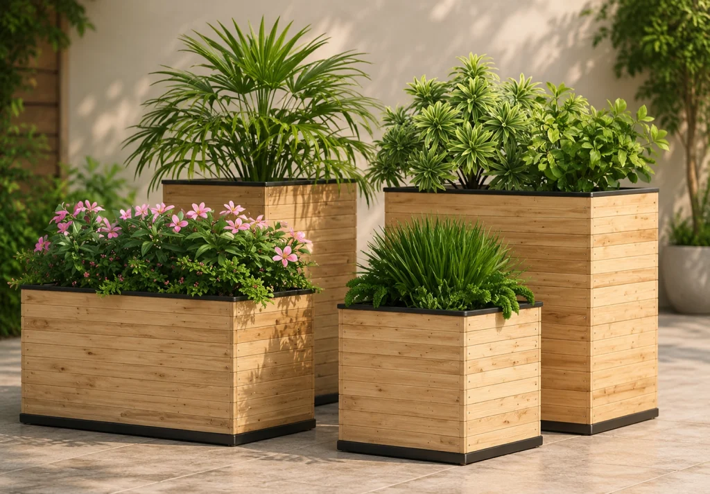 Wooden Planter Boxes Suppliers in Dubai