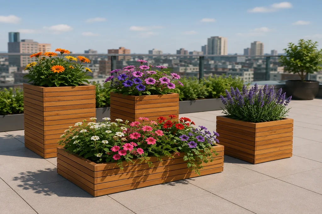 roof top planter boxes in UAE