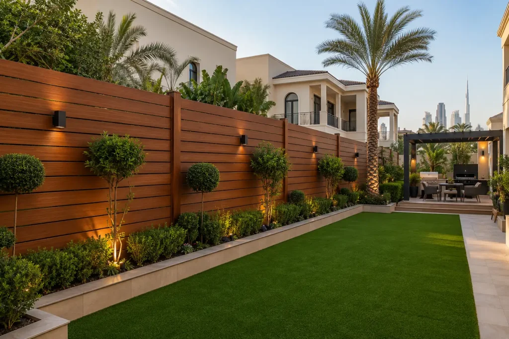 7 Fence Ideas for Villa Gardens in Dubai