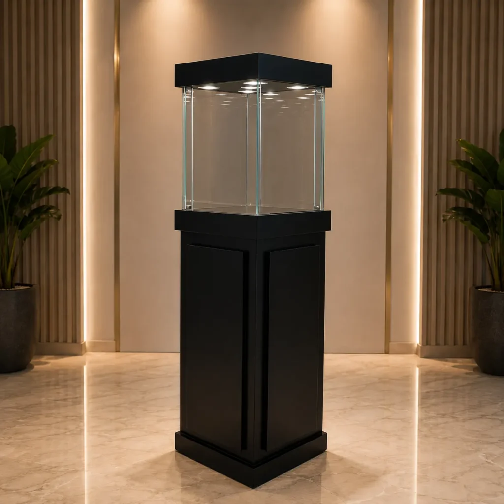 Tall Black Crown Jewelry Display