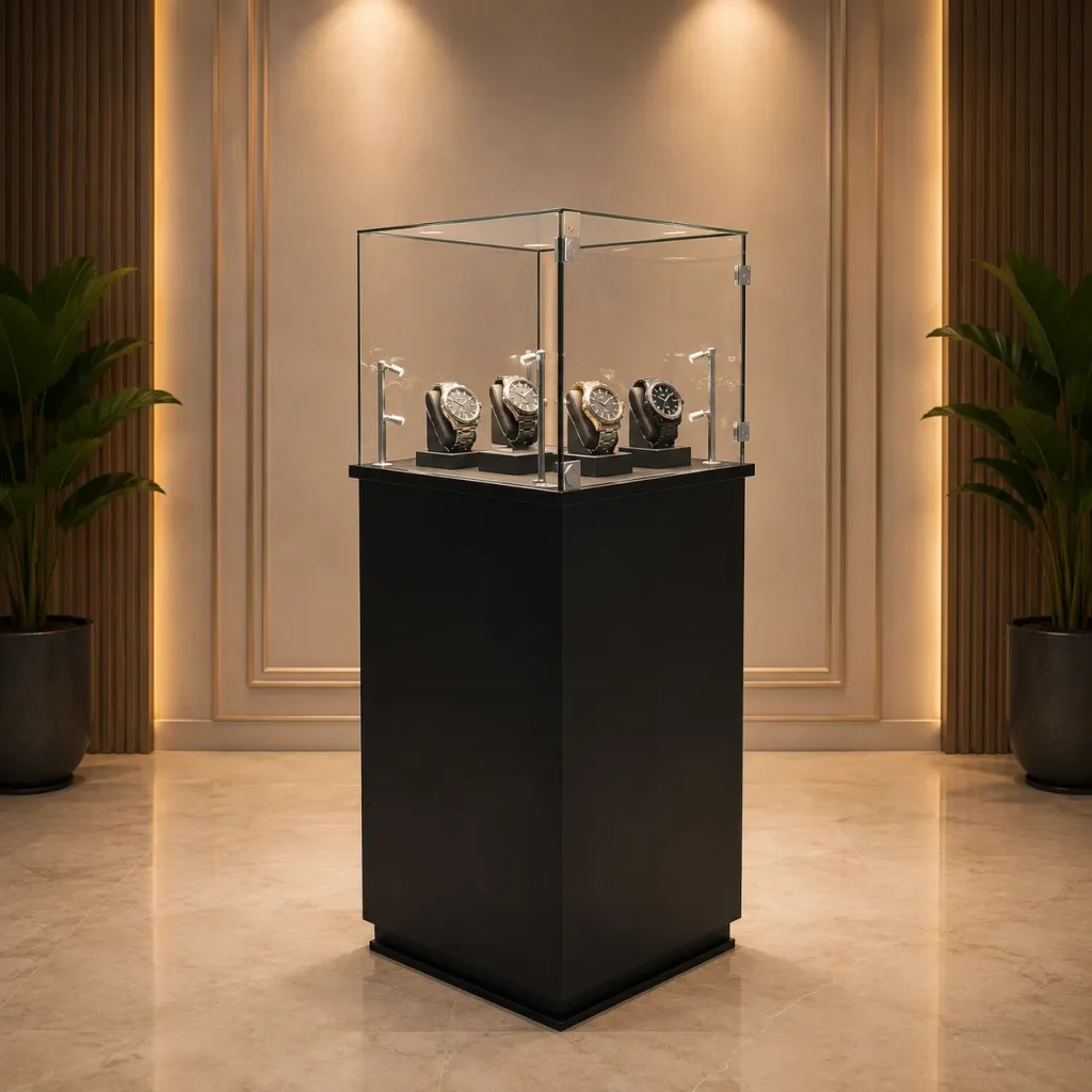 Tall Glass Display Showcase