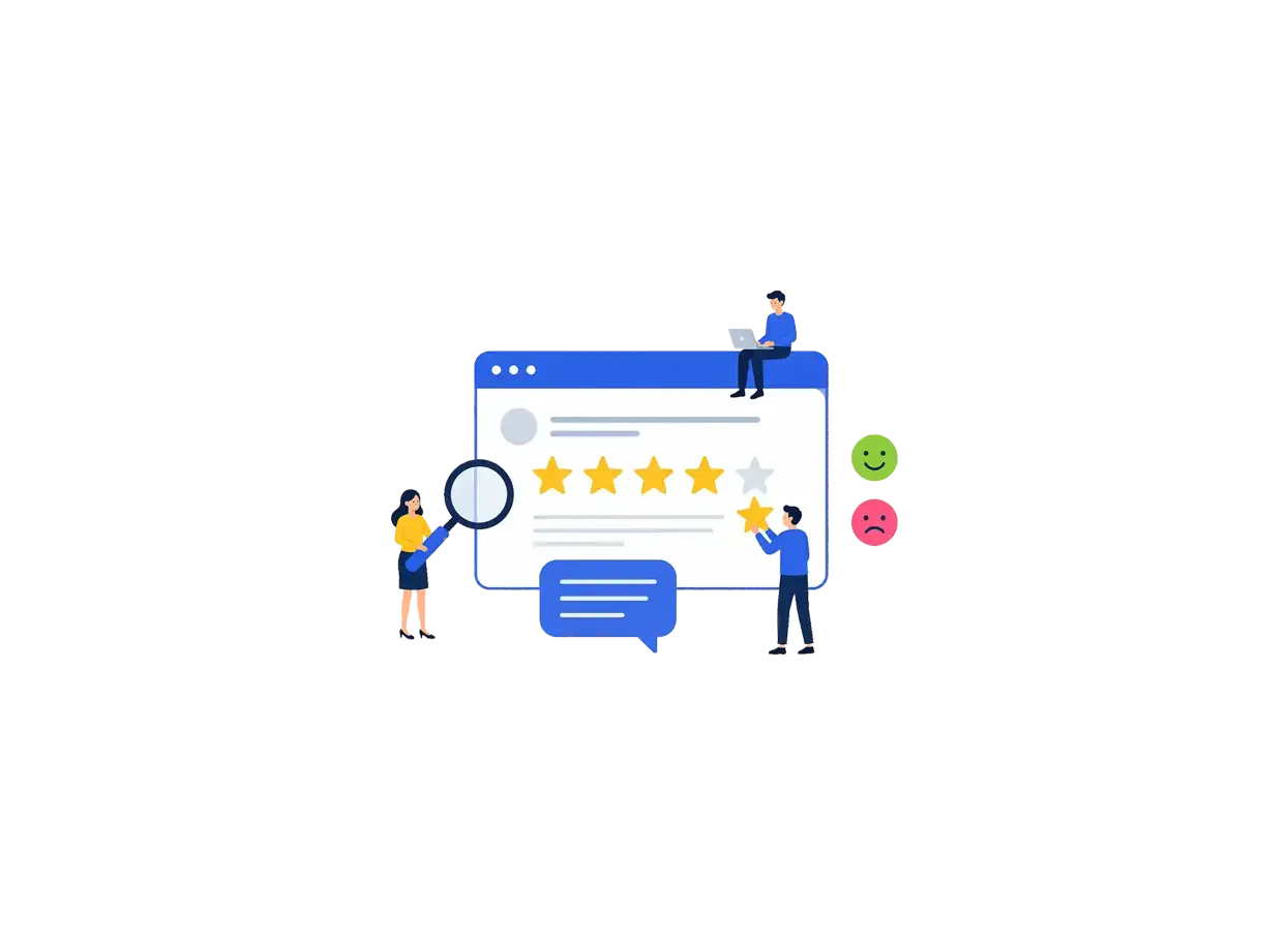Customer reviews and testimonials