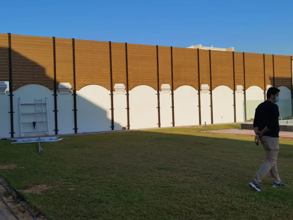 Big WPC Fence Project at Sharjah