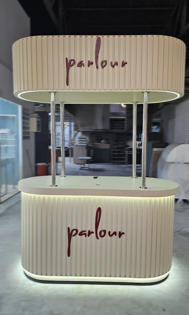Ice Cream Cart Kiosk For Parlour Brand in Business Bay Dubai