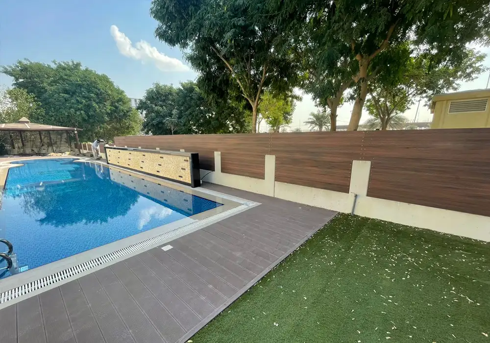 WPC Fence Project Completed at Al Furjan