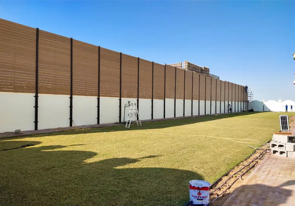 WPC Fence Project at Sharjah Near Airport