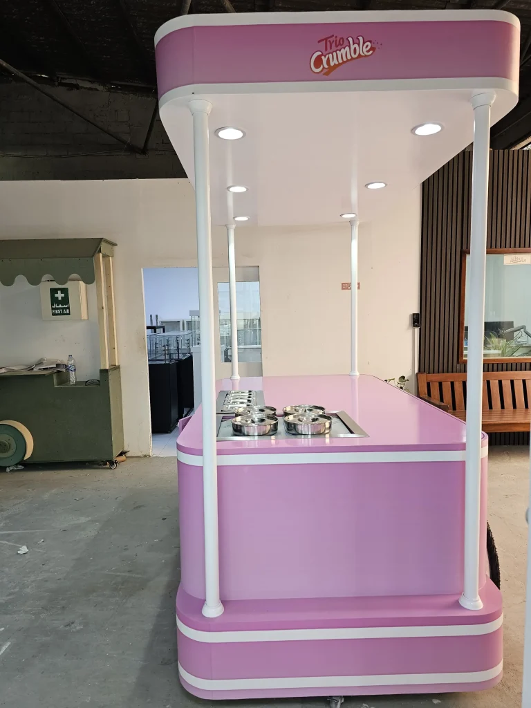 ice cream cart kiosk in Dubai