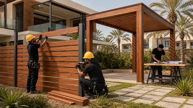 Dubai MTS workshop manufacturing and on site installation