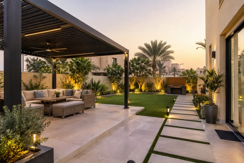 Outdoor Living & Landscaping Villa renovation in Dubai