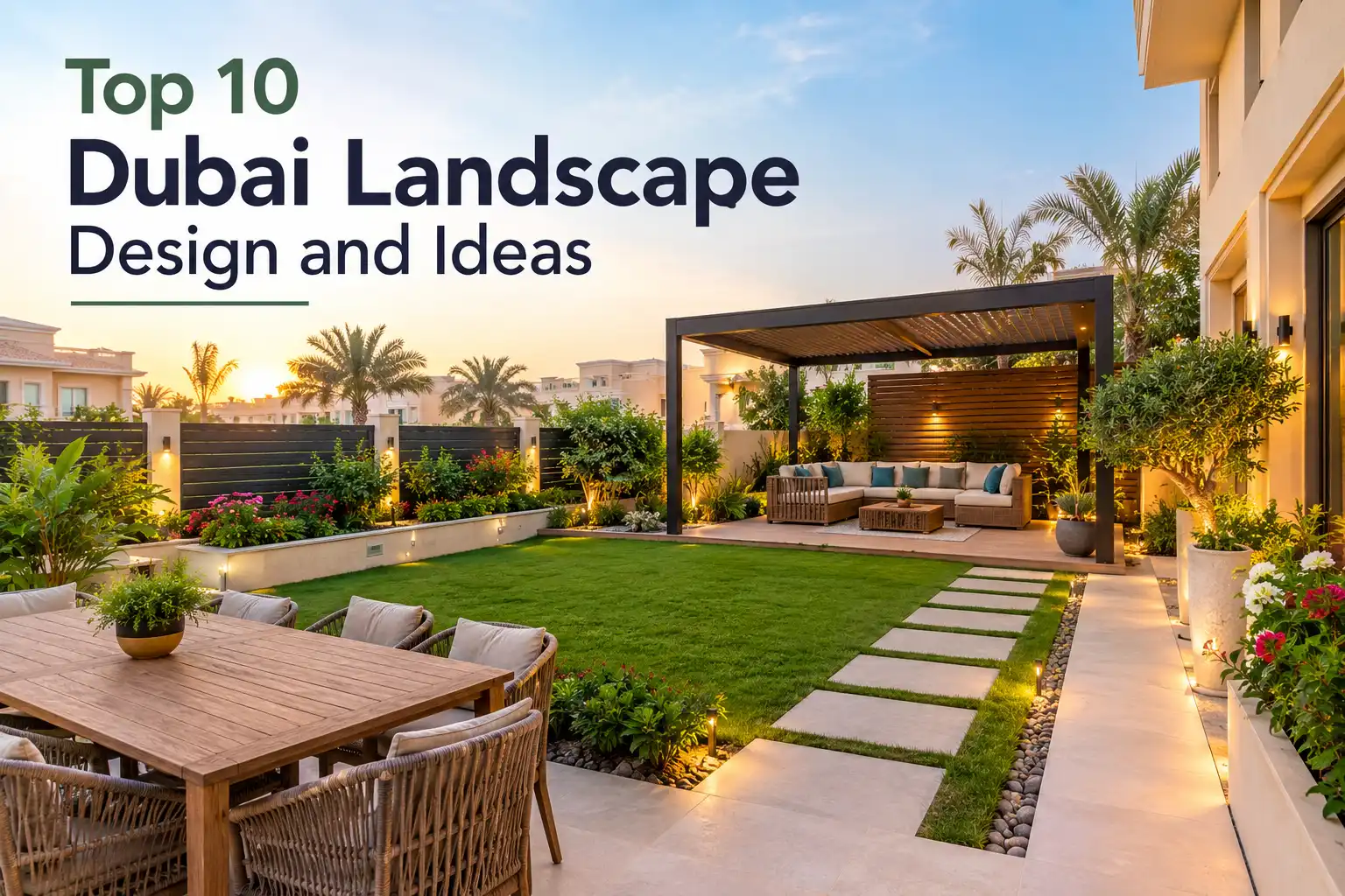 Dubai Landscape Design and ideas