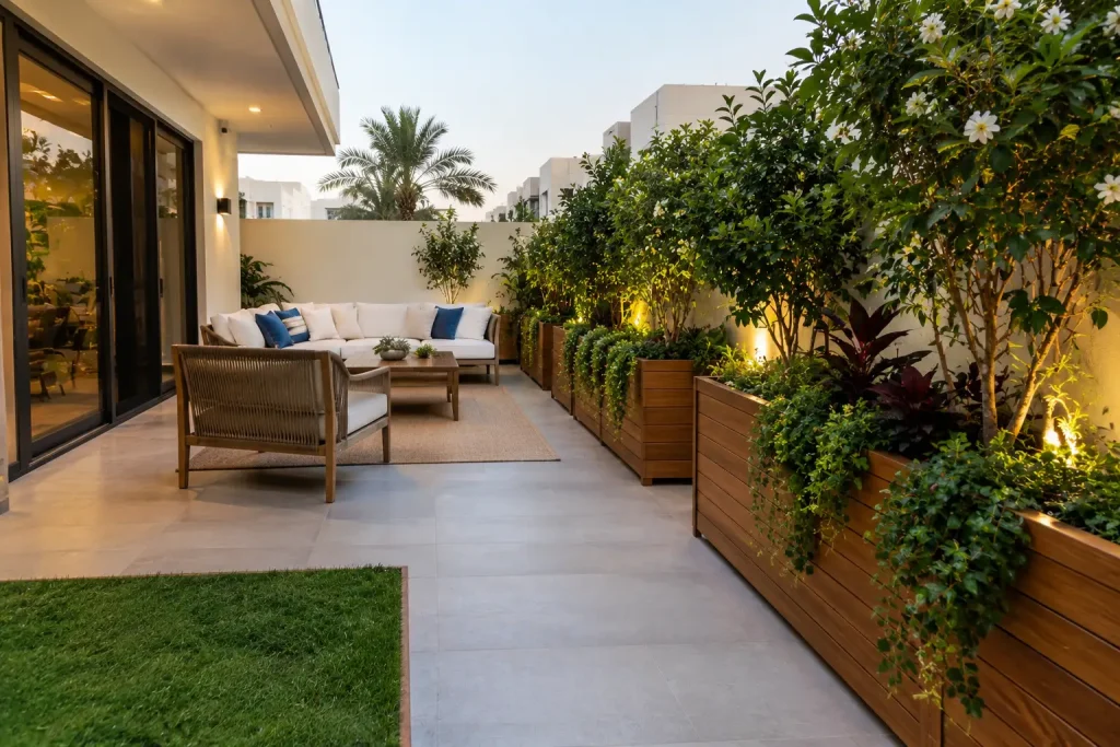 Planter Boxes for Smaller Spaces in Landscape dubai ideas